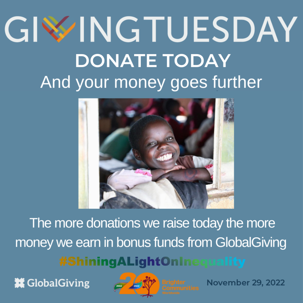 Today is Giving Tuesday! – Brighter Communities